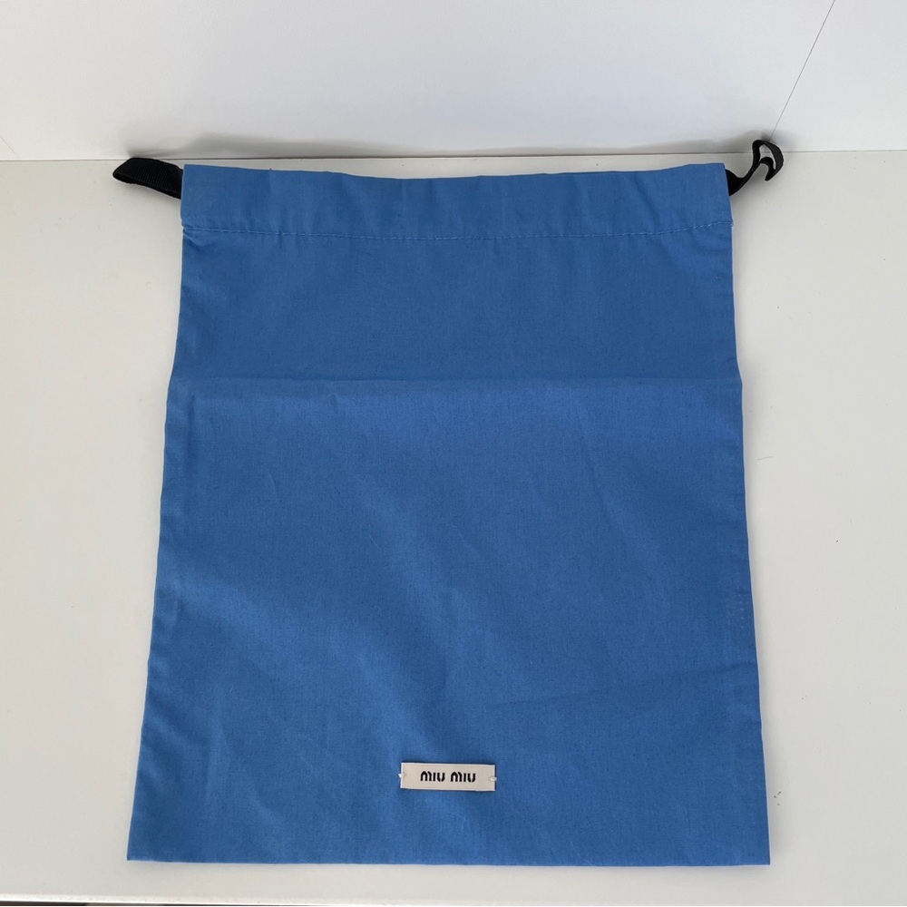 Miu Miu Blue Fabric Pouch dust bag